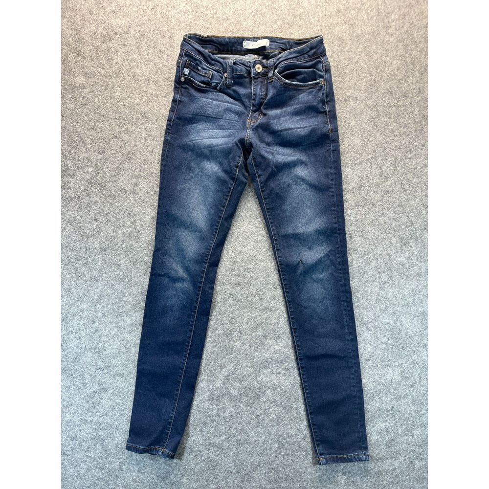 Kancan Women's Jeans Size 5 26‎ Mid-Rise Ankle Skinny Jeans Stretch Denim